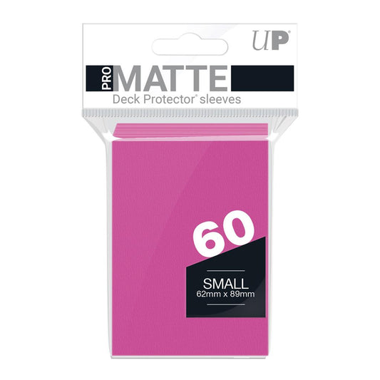 UP - Small Sleeves - Pro-Matte - Bright Pink (60 Sleeves)