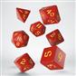 Classic Runic Red & yellow Dice Set (7)