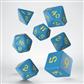 Classic Runic Blue & yellow Dice Set (7)