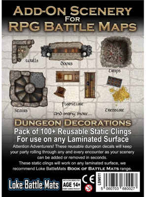 Add-On Scenery for RPG Maps - Dungeon Decorations - EN