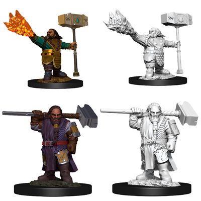 D&D Nolzur's Marvelous Miniatures - Male Dwarf Cleric