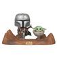 Funko POP Moment: Mandalorian - Mandalorian & Child Figurs