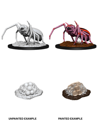 D&D Nolzur's Marvelous Miniatures - Giant Spider & Egg Clutch