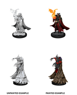 Pathfinder Battles Deep Cuts Unpainted Miniatures - Cultist & Devil