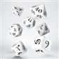 Classic RPG White & black Dice Set (7)