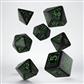 Call of Cthulhu Black & green Dice Set (7)