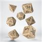 Call of Cthulhu Beige & black Dice Set (7)