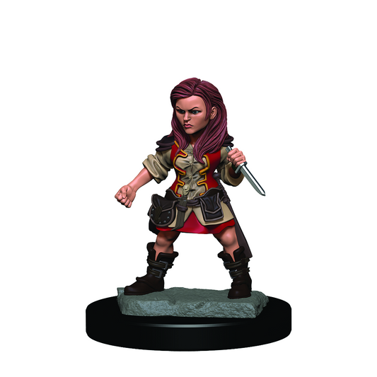 D&D Icons of the Realms Premium Figur: Halfling Female Rogue