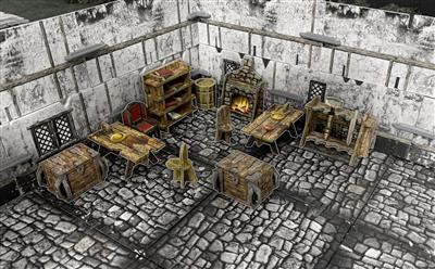 Battle Systems: Fantasy Village Furniture - EN