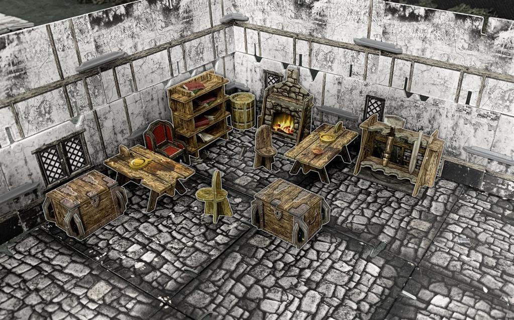 Battle Systems: Fantasy Village Furniture - EN