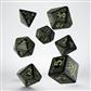 Call of Cthulhu Dice Black & glow-in-the-dark Dice Set