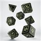 Runic Black & glow-in-the-dark Dice Set (7)