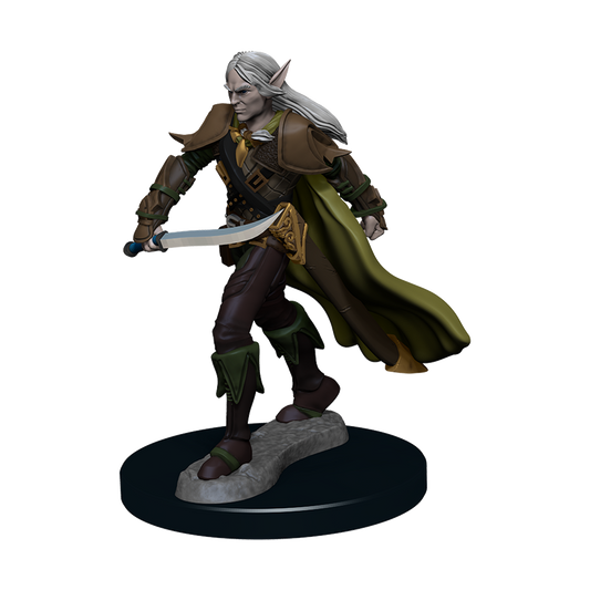 Pathfinder Battles: Premium Painted Figur - Elf Fighter Male - EN