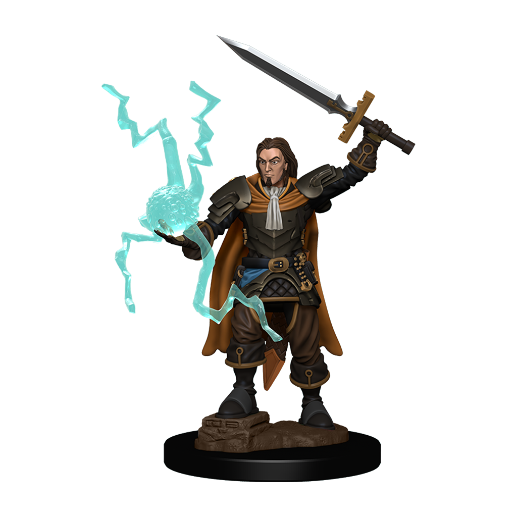 Pathfinder Battles: Premium Painted Figur - Human Cleric Male - EN