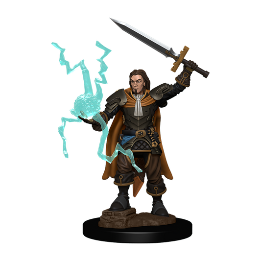 Pathfinder Battles: Premium Painted Figur - Human Cleric Male - EN