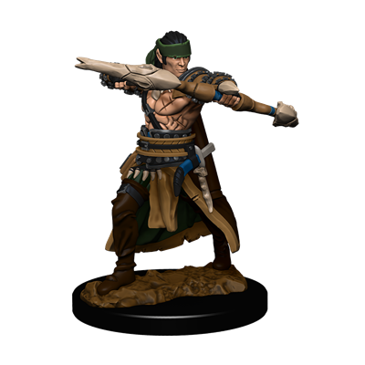 Pathfinder Battles: Premium Painted Figur - Half-Elf Ranger Male - EN