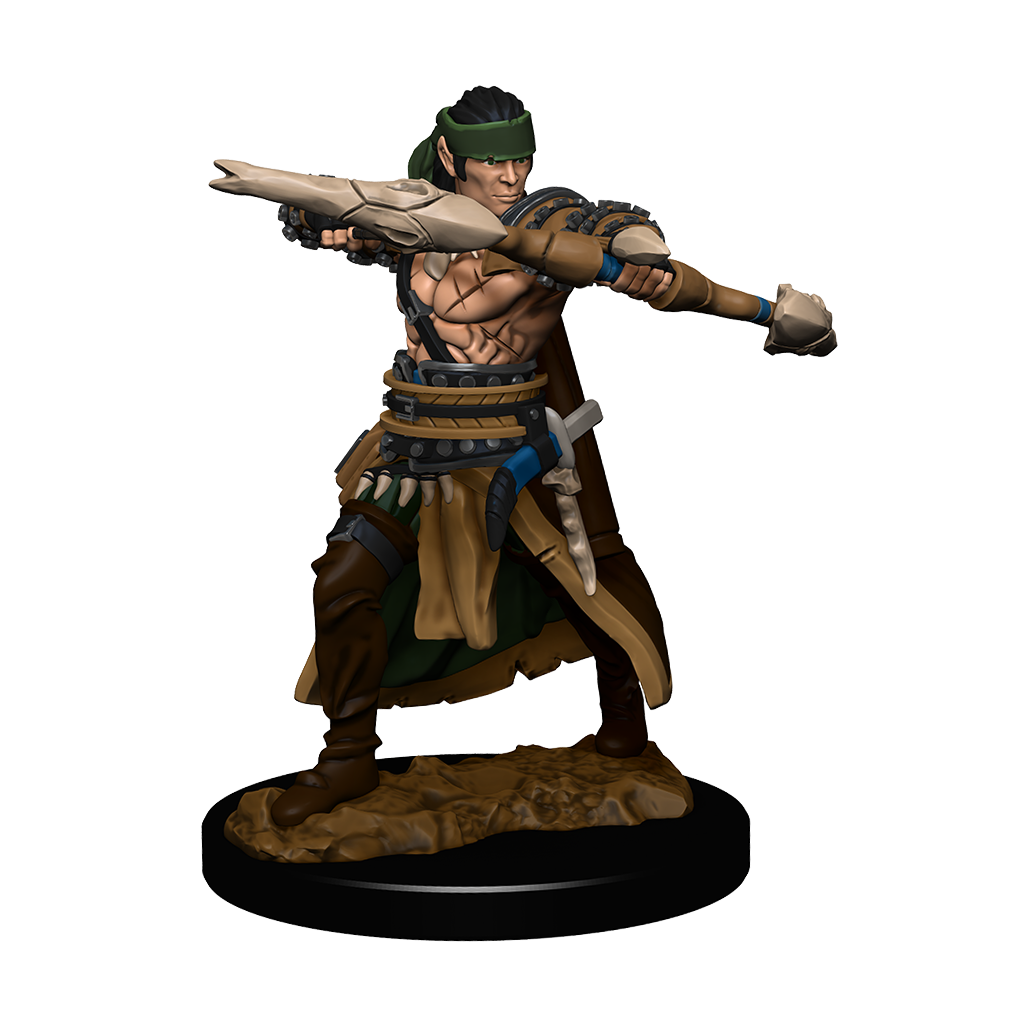 Pathfinder Battles: Premium Painted Figur - Half-Elf Ranger Male - EN