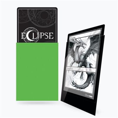 UP - Standard Sleeves - Gloss Eclipse - Lime Green (100 Sleeves)