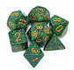 Chessex Speckled Polyhedral 7-Die Set - Golden Recon