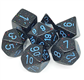 Chessex Speckled Polyhedral 7-Die Set - Blue Stars