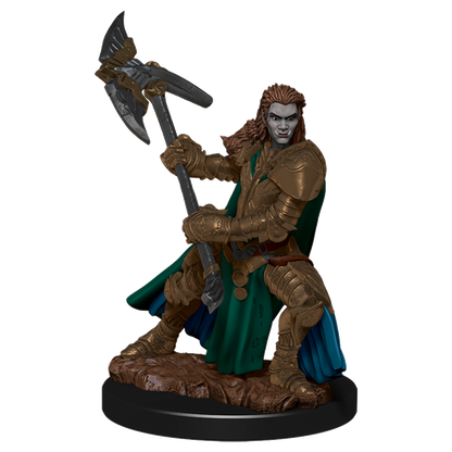 D&D Icons of the Realms: Premium Painted Figur - Half-Orc Fighter Female