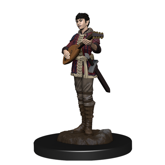 D&D Icons of the Realms: Premium Painted Figur - Half-Elf Bard Female