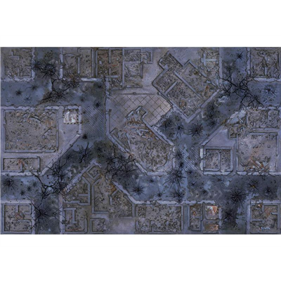 Kraken Wargames Gaming Mat - Warzone City 6x4