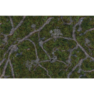 Kraken Wargames Gaming Mat - Ancient Green 6x4