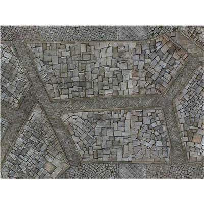 Kraken Wargames Gaming Mat - Cobblestone City 30"x22" Kill Team and Warcry 2.0