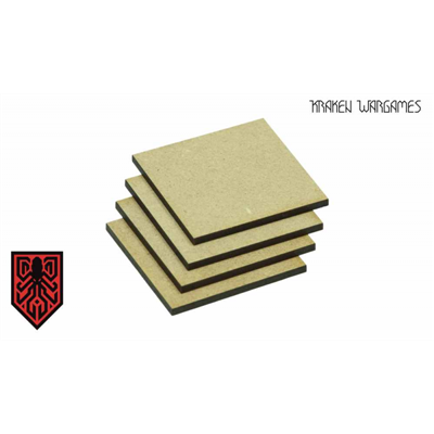 Kraken Wargames MDF Bas 50x50mm (20-pack)