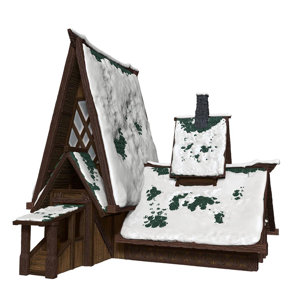 D&D Icons of the Realms Miniatures: Icewind Dale - The Lodge Papercraft Set - EN