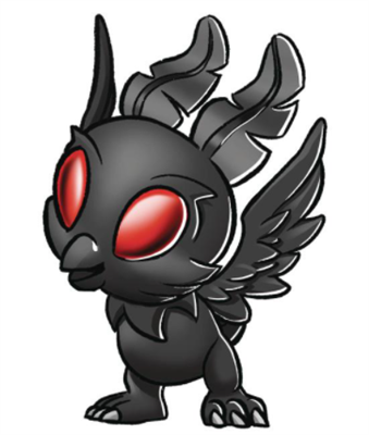 Cryptkins Unleashed Wave 2: Mothman Figur