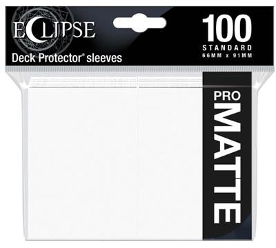 UP - Eclipse Matte Standard Sleeves: Arctic White (100 Sleeves)