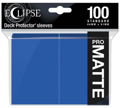 UP - Eclipse Matte Standard Sleeves: Pacific Blue (100 Sleeves)