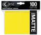 UP - Eclipse Matte Standard Sleeves: Lemon Yellow (100 Sleeves)