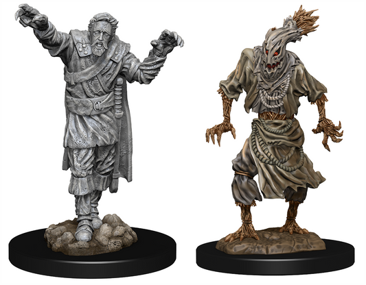 D&D Nolzur's Marvelous Miniatures: Scarecrow & Stone Cursed