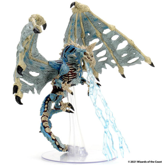 D&D Icons of the Realms Miniatures: Boneyard Premium Set - Blue Dracolich