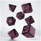 Call of Cthulhu 7th Edition - Black & magenta Dice Set