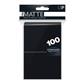 UP - Standard Deck Protector - PRO-Matte Black (100 Sleeves)