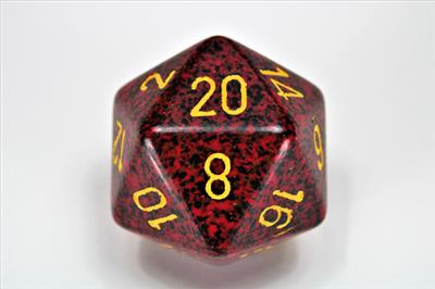 Chessex Speckled 34mm 20-sidiga tärningar - Mercury