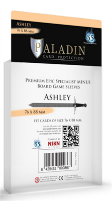 Paladin Sleeves - Ashley Premium Epic Specialist Minus 76x88mm (55 Sleeves)