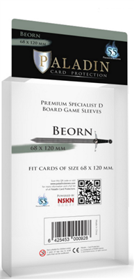 Paladin Sleeves - Beorn Premium Specialist D 68x120mm (55 Sleeves)