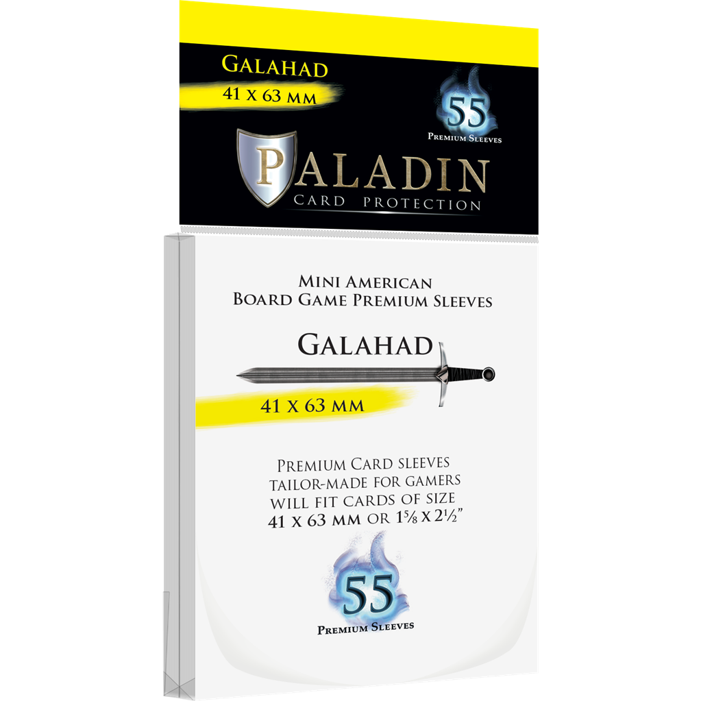 Paladin Sleeves - Galahad Premium Mini American 41x63mm (55 Sleeves)