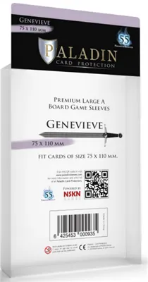 Paladin Sleeves - Genevieve Premium Large A 75x110mm (55 Sleeves)