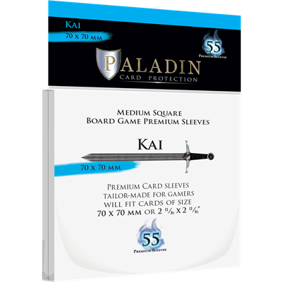 Paladin Sleeves - Kai Premium Square 70x70mm (55 Sleeves)