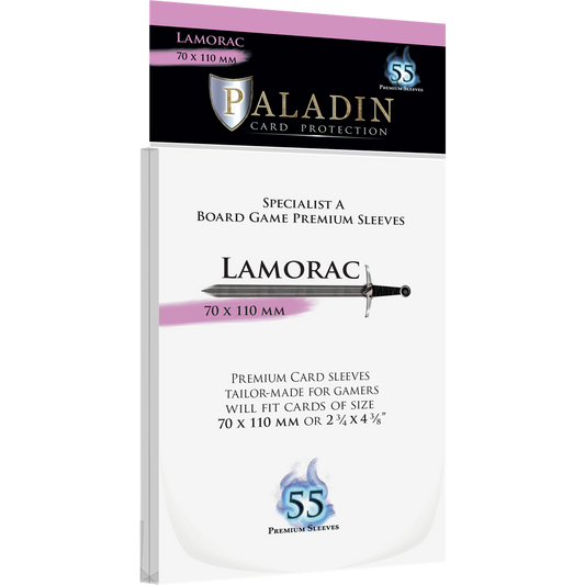 Paladin Sleeves - Lamorac Premium Specialist A 70x110mm (55 Sleeves)