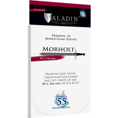 Paladin Sleeves - Morholt Premium XL 89x146mm (55 Sleeves)