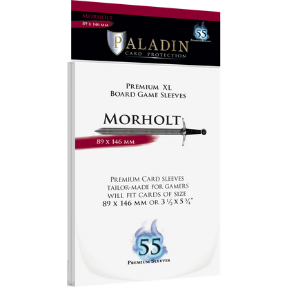 Paladin Sleeves - Morholt Premium XL 89x146mm (55 Sleeves)