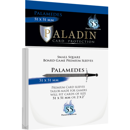 Paladin Sleeves - Palamedes Premium Small Square 51x51mm (55 Sleeves)