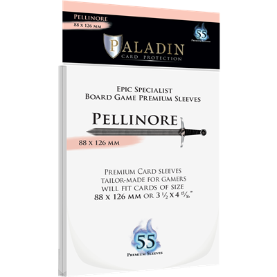 Paladin Sleeves - Pellinore Premium Epic Specialist 88x126mm (55 Sleeves)